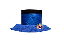 Load image into Gallery viewer, Mica Powder Pigment “Ajisai Blue” (50g) Multipurpose DIY Arts and Crafts Additive | Woodworking, Epoxy, Resin, Natural Bath Bombs, Paint, Soap, Nail Polish, Lip Balm (Ajisai Blue, 50G)
