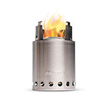 Load image into Gallery viewer, Solo Stove Titan Camping Stove Portable Stove for Backpacking and Outdoor Cooking Great Stainless Steel Camping Backpacking Stove Compact Wood Stove Design-No Batteries or Liquid Fuel Canisters Needed
