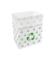 Load image into Gallery viewer, Clean Cubes 13 Gallon Disposable Sanitary Trash Cans &amp; Recycling Bins, 6 Pack (Recycle)

