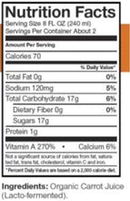Load image into Gallery viewer, Biotta Organic Carrot Juice - 100% Juice Superfood For Optimal Eye Health, Immune Support &amp; Muscle Recovery - Excellent Source of Vitamin A &amp; Good Source of Potassium - (16.9 Fl Oz, Pk of 6)

