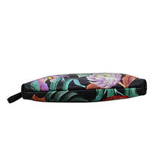 Load image into Gallery viewer, Anuschka Women’s Genuine Leather Three-In-One Clutch - Hand Painted Exterior - Island Escape Black
