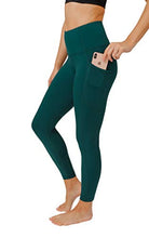 Load image into Gallery viewer, 90 Degree By Reflex Power Flex Yoga Pants - High Waist Squat Proof Ankle Leggings with Pockets for Women - Emerald - Small
