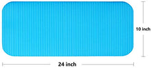 Load image into Gallery viewer, BalanceFrom GoYoga+ All-Purpose 1/2-Inch Extra Thick High Density Anti-Tear Exercise Yoga Mat and Knee Pad with Carrying Strap (Blue)
