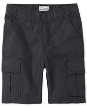 Load image into Gallery viewer, The Children's Place Boys Pull on Cargo Shorts,Washed Black Single,7
