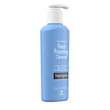 Load image into Gallery viewer, Neutrogena Fresh Foaming Facial Cleanser &amp; Makeup Remover with Glycerin, Oil-, Soap- &amp; Alcohol-Free Daily Face Wash Removes Dirt, Oil &amp; Waterproof Makeup, Non-Comedogenic, 9.6 fl. oz
