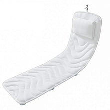 Load image into Gallery viewer, Full Body Bath Pillow, Upgraded Non-Slip Bath Cushion for Tub, Spa Bathtub Pillow Mattress for Head Neck Shoulder and Back Rest Support，Hot Tub Accessories – 50"x 15"

