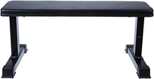 Load image into Gallery viewer, AmazonBasics Flat Weight Workout Exercise Bench - 41 x 20 x 11 Inches, Black
