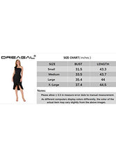 Load image into Gallery viewer, DREAGAL Women's Elegant One Shoulder Ruffle Cocktail Bodycon Midi Dress Black Medium
