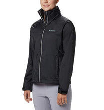 Load image into Gallery viewer, Columbia Women's Switchback III Adjustable Waterproof Rain Jacket, Black, Medium

