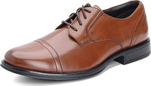 Load image into Gallery viewer, Dockers Mens Garfield Dress Cap Toe Oxford Shoe - Wide Widths Available, Tan, 11 M

