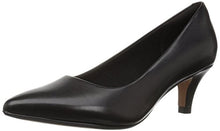 Load image into Gallery viewer, Clarks womens Linvale Jerica Pump, Black Leather, 8 US
