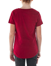 Load image into Gallery viewer, DC Comics Girls T-Shirt Wonder Woman Logo &amp; Stars Print (Dark Red, Medium 7-8)
