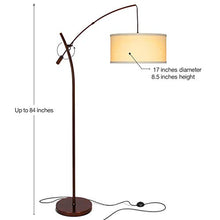 Load image into Gallery viewer, Brightech Grayson - Modern Arc Floor Lamp for Living Room - Contemporary, Tall LED Light Reaching From Behind the Couch To Hang Over It - Adjustable Arm - Industrial Style Lighting - Bronze
