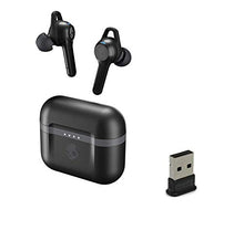 Load image into Gallery viewer, Skullcandy Indy Evo True Wireless Bluetooth in-Ear Earbud Bundle with Plugable USB-BT4LE USB 2.0 Bluetooth Adapter - True Black
