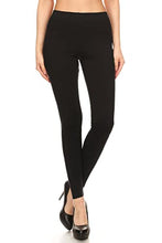 Load image into Gallery viewer, NCL32-Khaki-M Cotton Spandex Solid Leggings, Medium
