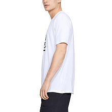 Load image into Gallery viewer, Under Armour Men's Gl Foundation Short-Sleeve T-Shirt , White (100)/Black , X-Small
