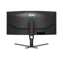 Load image into Gallery viewer, AOC CU34G3S 34" Frameless Curved Ultrawide Gaming Monitor, WQHD 3440 x1440, 165Hz 1ms, FreeSync Premium, Height Adjustable, 3-Year Zero-Bright-dot
