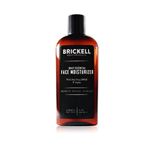 Load image into Gallery viewer, Brickell Men's Daily Essential Face Moisturizer for Men, Natural and Organic Fast-Absorbing Face Lotion with Hyaluronic Acid, Green Tea, and Jojoba, 4 Ounce, Scented
