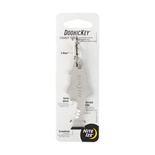 Load image into Gallery viewer, Nite Ize DoohicKey FishKey Key Tool Keychain Multi-Tool, Stainless, 1-Pack
