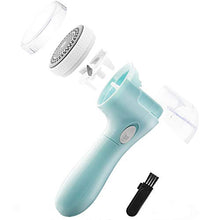 Load image into Gallery viewer, Feeke Lint Remover, Electric Clothes Sweater Fabric Shaver, Portable, Quickly and Effectively for Couch, Blanket, Curtain, Socks, Legging, Wool, Cashmere, Battery Operated, Sky Blue

