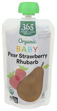 Load image into Gallery viewer, 365 by Whole Foods Market, Baby Food Pear Strawberry Rhubarb Organic, 4 Ounce
