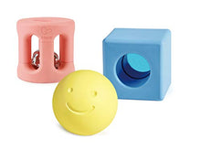 Load image into Gallery viewer, Hape Geometric Rattle | Colorful Rattle Toys for Newborn, Infants &amp; Toddlers, 3 Piece Early Educational Toy Set
