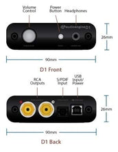 Load image into Gallery viewer, Audioengine D1 24-Bit DAC, Premium Desktop Digital to Analogue Converter &amp; Headphone Amplifier

