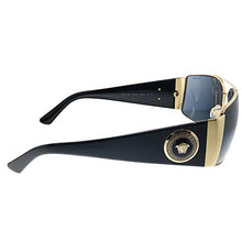 Load image into Gallery viewer, Versace VE 2163 100281 Gold Metal Aviator Sunglasses Grey Polarized Lens
