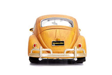 Load image into Gallery viewer, Jada Toys Transformers Bumblebee Volkswagen Beetle Die-cast Car, 1:24 Scale Vehicle &amp; 2.75" Charlie Collectible Metal Figurine
