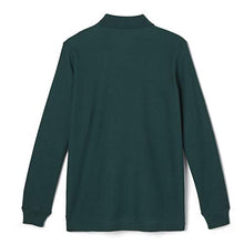 Load image into Gallery viewer, French Toast Big Boys' Long-Sleeve Pique Polo Shirt, Hunter, Medium/8
