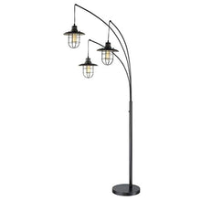 Load image into Gallery viewer, Lite Source Lanterna II Dark Bronze 3-Light Arc Floor Lamp
