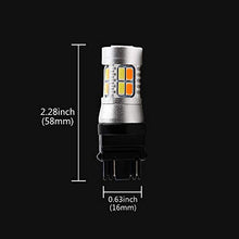 Load image into Gallery viewer, Super Bright 3157 Amber/White Switchback Turn Signal LED Light Bulbs 12V LED Replacement Light 3457 3155 4057 4057 3047 3057-4pcs
