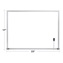 Load image into Gallery viewer, AmazonBasics Dry Erase Board, 17” x 23”, Aluminum Frame
