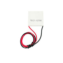 Load image into Gallery viewer, diymore TEC1-12706 12V 60W 6A 40MMX40MM Heatsink Thermoelectric Cooler Cooling Peltier Plate Module 10pcs
