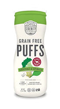 Load image into Gallery viewer, Serenity Kids Grain Free Puffs Variety Pack with Carrot &amp; Beet, Broccoli &amp; Spinach, and Tomato &amp; Mushroom Puffs, 1.5 Ounce Container (6 Pack)
