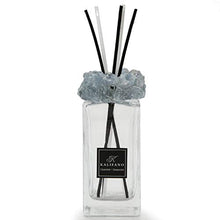 Load image into Gallery viewer, KALIFANO Luxury Glass and Celestite Crystal Diffuser with Decorative Selenite Reeds - Premium Fragrance/Aroma Diffuser Bottle with Healing Effects (Essential Oils Not Included)
