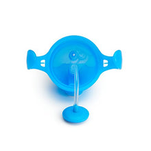 Load image into Gallery viewer, Munchkin Any Angle Click Lock Weighted Straw Trainer Cup, Blue, 7oz
