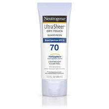 Load image into Gallery viewer, Neutrogena Ultra Sheer Dry-Touch Sunscreen Lotion, Broad Spectrum SPF 70, 3 Fl Oz
