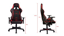 Load image into Gallery viewer, HyperX Blast Core Gaming Chair - Ergonomic Gaming Chair - Leather Upholstery Video Game Chair - Red Black PC Racing Tilt Foam Armrests Cushion Office Computer Kids Adults Seat Chair Gaming Hyper X
