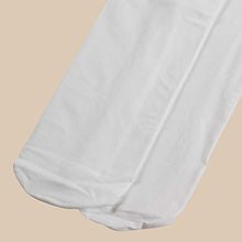 Load image into Gallery viewer, 2 Pack Girls' 60 Denier Velvet Touch Opaque Tights (White L)

