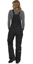 Load image into Gallery viewer, Arctix Women's Essential Insulated Bib Overalls, Black, Medium

