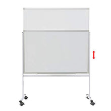 Load image into Gallery viewer, ShowMaven 36x24 Inch Mobile Whiteboard Freestanding, Double-Side Magnetic Dry Erase Board Stand, Rolling Chalkboard, 4 Wheels with Brakes, Portable Free Markers/Magnets/Eraser
