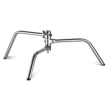 Load image into Gallery viewer, Neewer Pro 100% Stainless Steel Heavy Duty C Stand with Boom Arm - Max Height 11ft/331cm Photography Light Stand with 4ft/120cm Holding Arm, 2 Grip Head for Studio Monolight, Softbox, Reflector
