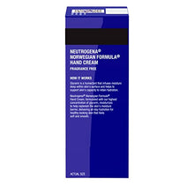 Load image into Gallery viewer, Neutrogena Norwegian Formula Moisturizing Hand Cream Formulated with Glycerin for Dry, Rough Hands, Fragrance-Free Intensive Hand Lotion, 2 oz (Pack of 6)
