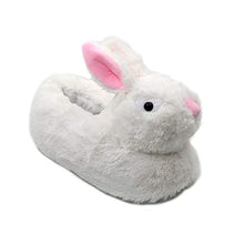 Load image into Gallery viewer, Millffy Classic Bunny Slippers Adult Sized Plush Slippers Kids Size Animal Slippers Shepherd Dog Corgi Costume Footwear (Small, Bunny)
