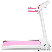 Load image into Gallery viewer, Best Choice Products 800W Portable Folding Electric Motorized Treadmill Machine w/Rolling Wheels, Pink
