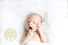 Load image into Gallery viewer, Baby Monthly Cards, Reusable,Baby Gift Sets, Blocks Stickers, Set of 14 - Includes Elegant Drawstring Bag w/Wood Gift Tag
