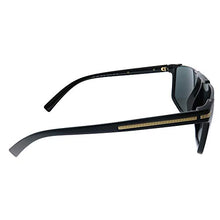 Load image into Gallery viewer, Versace Greca Aegis VE 4363 GB1/87 Black Plastic Square Sunglasses Grey Lens
