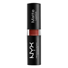 Load image into Gallery viewer, NYX PROFESSIONAL MAKEUP Matte Lipstick - Crazed (Brick Red)
