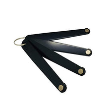 Load image into Gallery viewer, ANEX Ultra Low Profile Offset Allen Wrench Set 4 Piece, 90 Degree Straight Slim Plate For Tight Area, Made in Japan, Black
